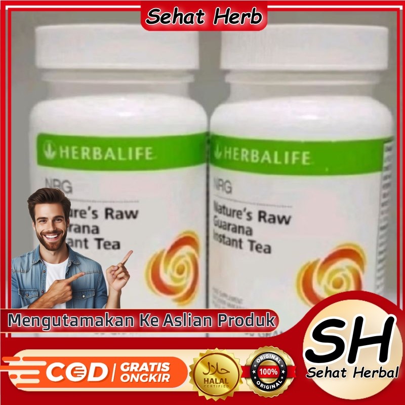 HERBALIFE NRG TEA ASLI PENAMBAH STAMINA SAAT DIET 100% ORIGINAL herbalife nrg pembakar lemak ori pel
