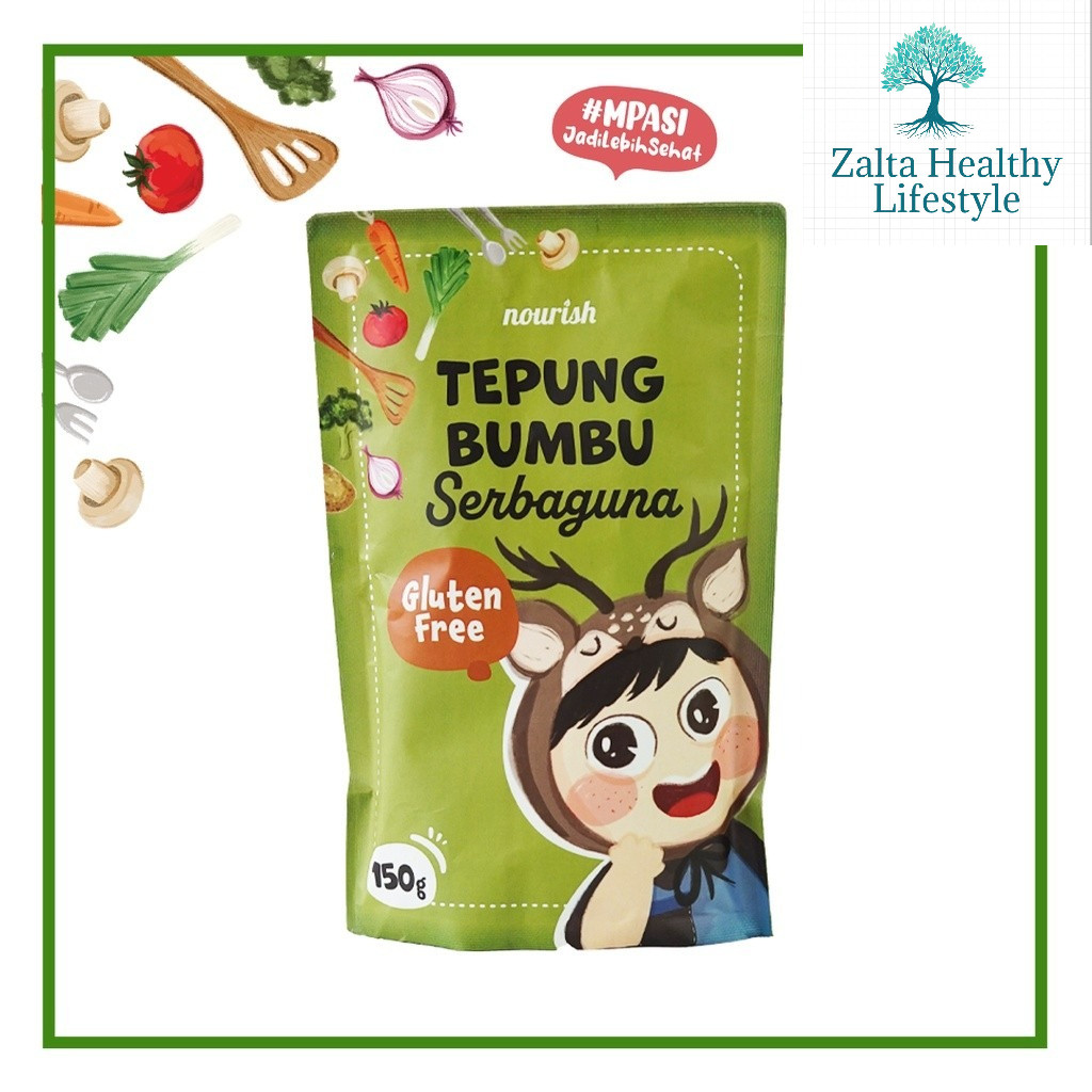 

Organik - Tepung Bumbu Serbaguna Nourish | Gluten-Free, MPASI, Tanpa MSG
