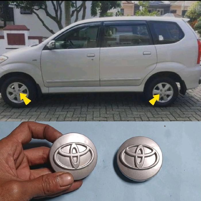 dop roda tutup velg mobil avanza 2004-2011 harga 1pc/4pc - 1pc Wheeldop Toyota