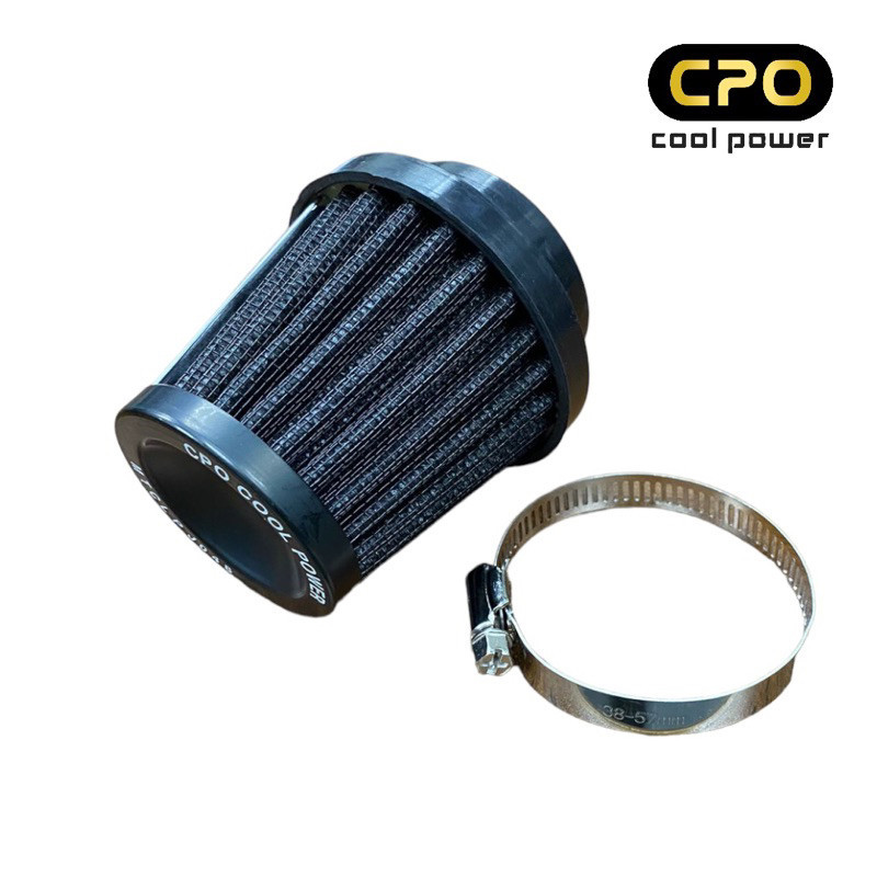 CPO COOL POWER FILTER KARBURATOR FILTER UDARA CPO B1 BLACK - 48MM PWK 24 26 28 PE 28 ORIGINAL FILTER
