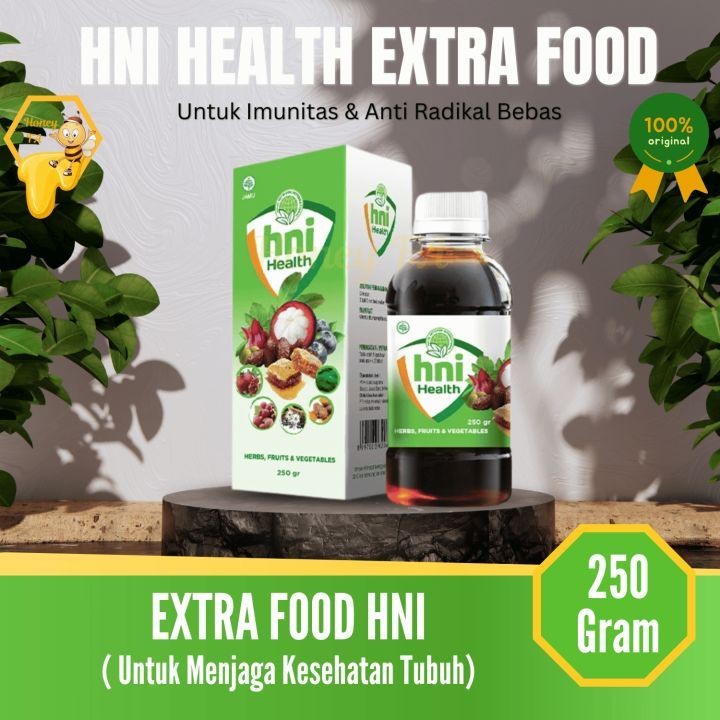 Madu HNI Health Extra Food | Extrafood HPAI Original | Madu sayur 250g Asli