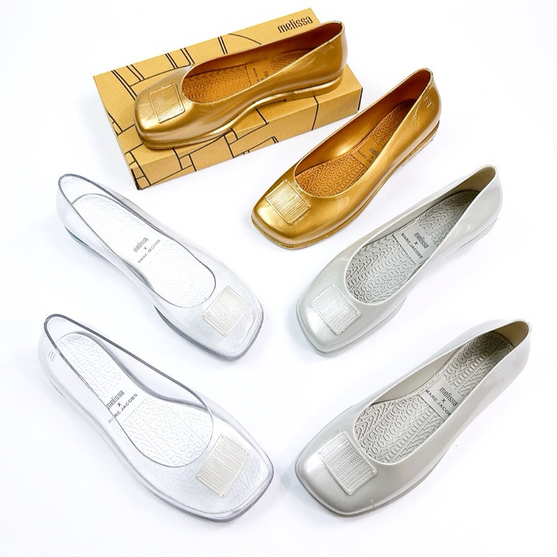 Sepatu Wanita Ballerina Flats Melissa X Marc Jacobs limited edition FLT N100