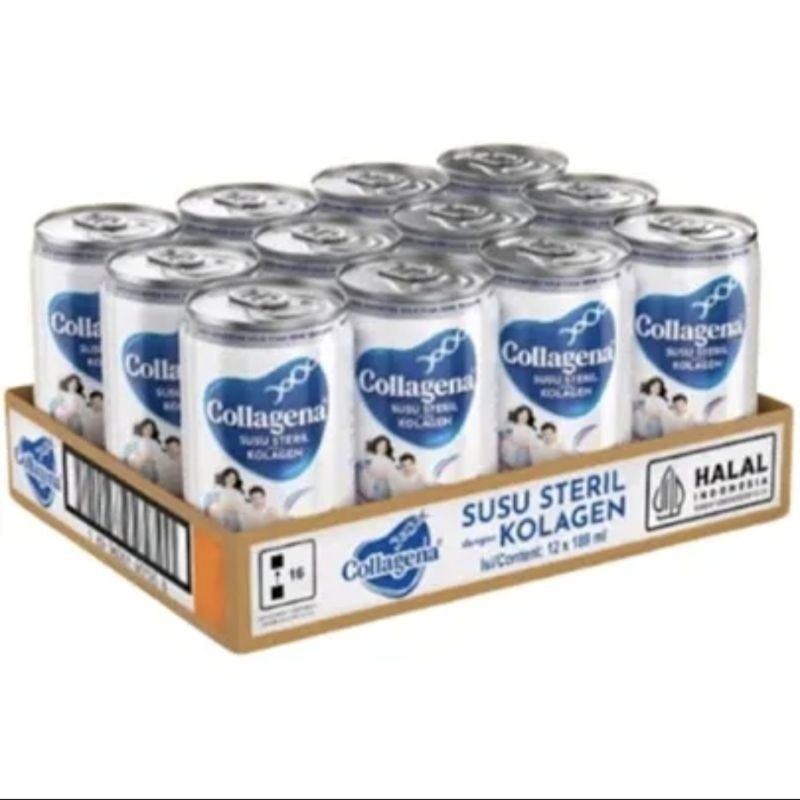 

Collagena Susu Steril 189 ml isi 12 Pcs