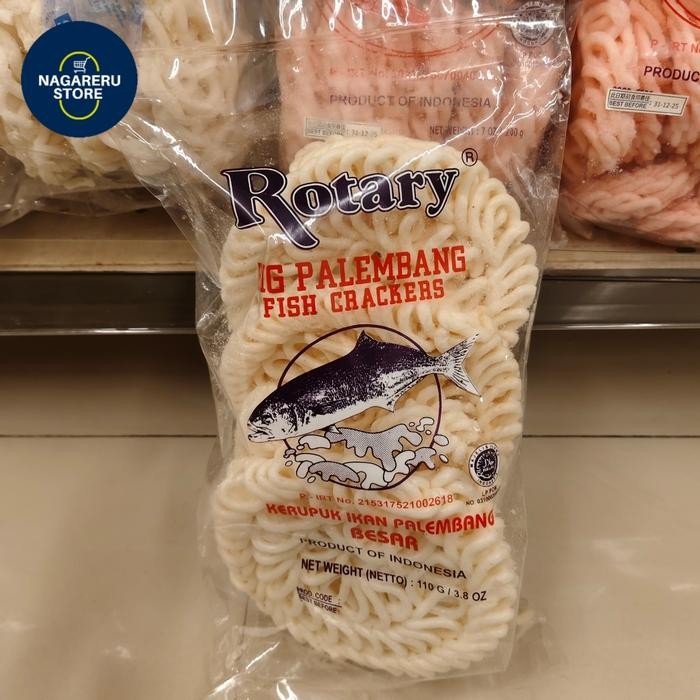 

Rotary kerupuk ikan palembang besar (big palembang fish crackers) 110gr