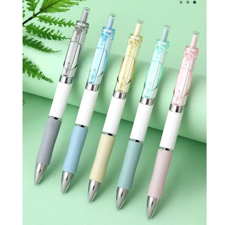 

PN09 Pena Gel Warna Pastel Isi 5 Pulpen Tinta Hitam 0.5mm Smooth untuk Sekolah dan Kantor