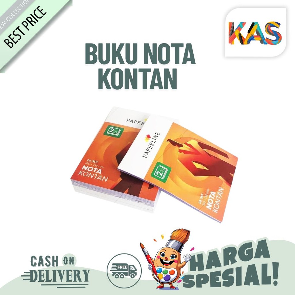 

Buku Nota Kontan Kecil Paperline Ukuran K2 2Ply 2 Rangkap 25l