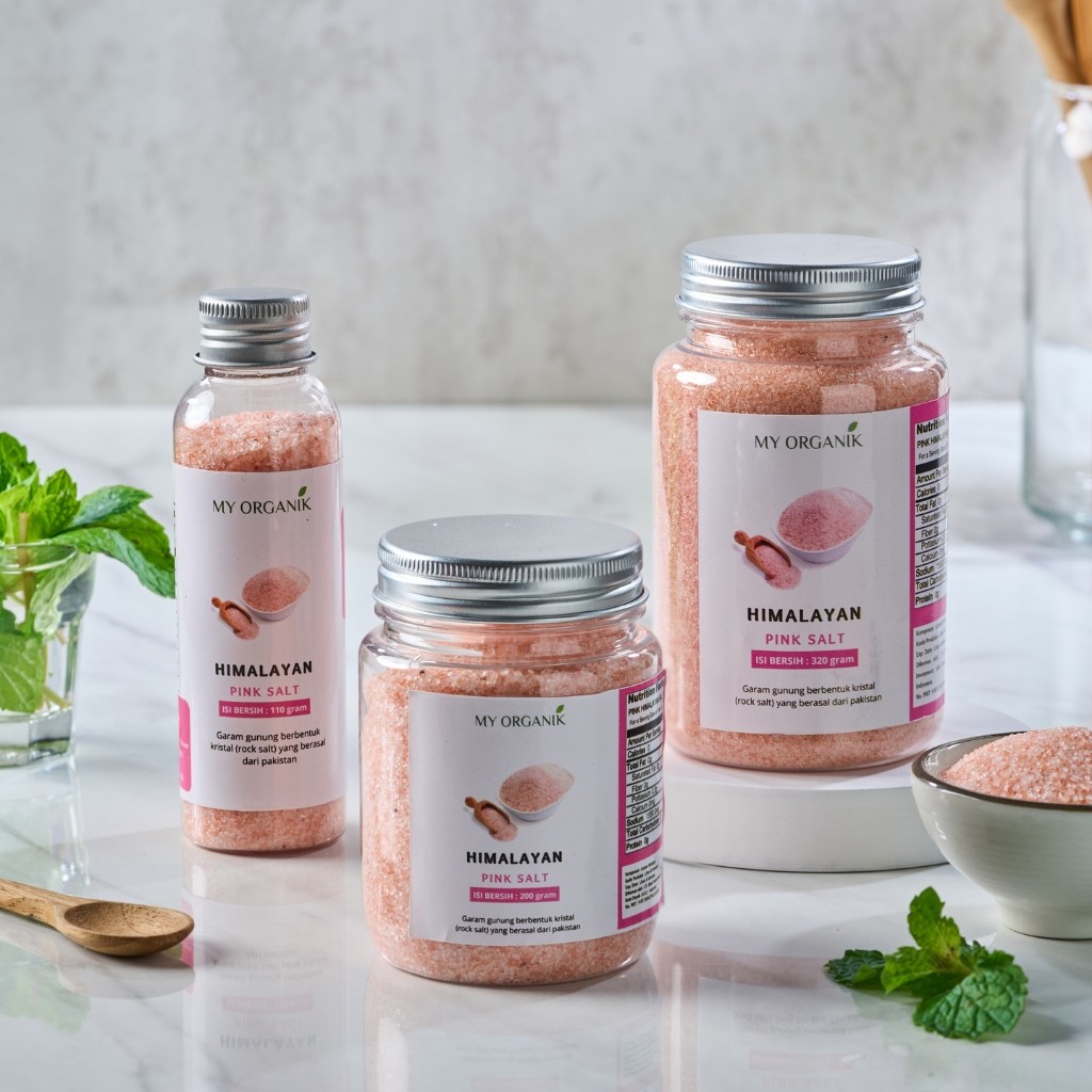 

My Organik Garam Himalaya Original Asli Organik Himalayan Pink Salt Kemasan Jar