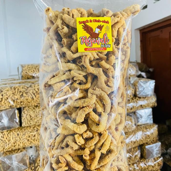 

1kg KERIPIK USUS SUPER PREMIUM RAJAWALI BU LELY / USUS AYAM CRISPY GURIH ASIN Camilan Food Snacks Kripik Cemilan - ORIGINAL