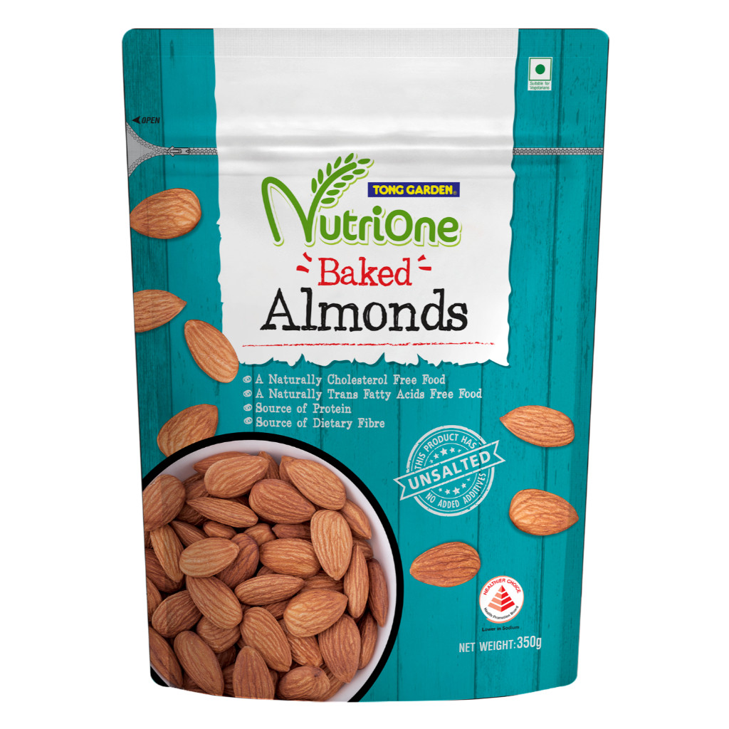 

NutriOne Baked Almonds Unsalted 350g