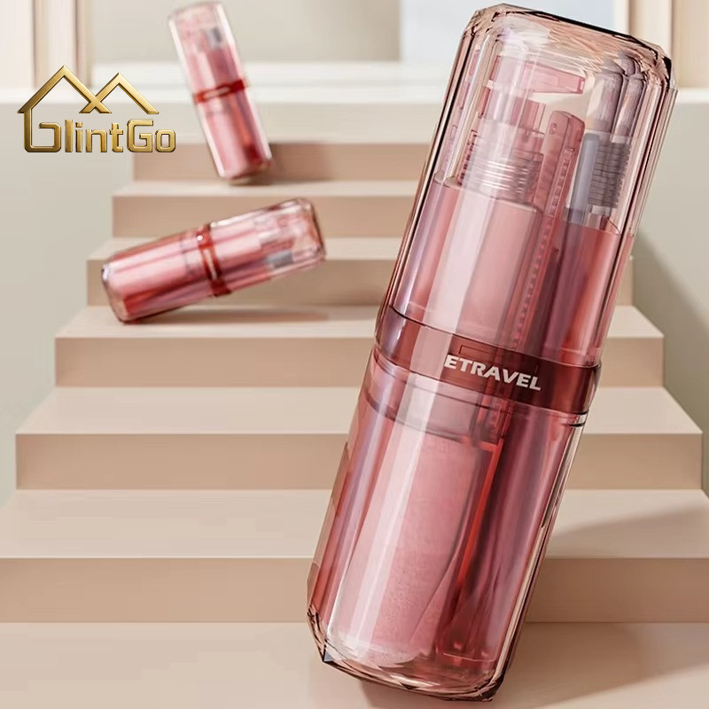 Isi 6/8 Travel Set Toiletries Kit 6in1 Alat Mandi Travel Perlengkapan Mandi Set Perjalanan Unisex