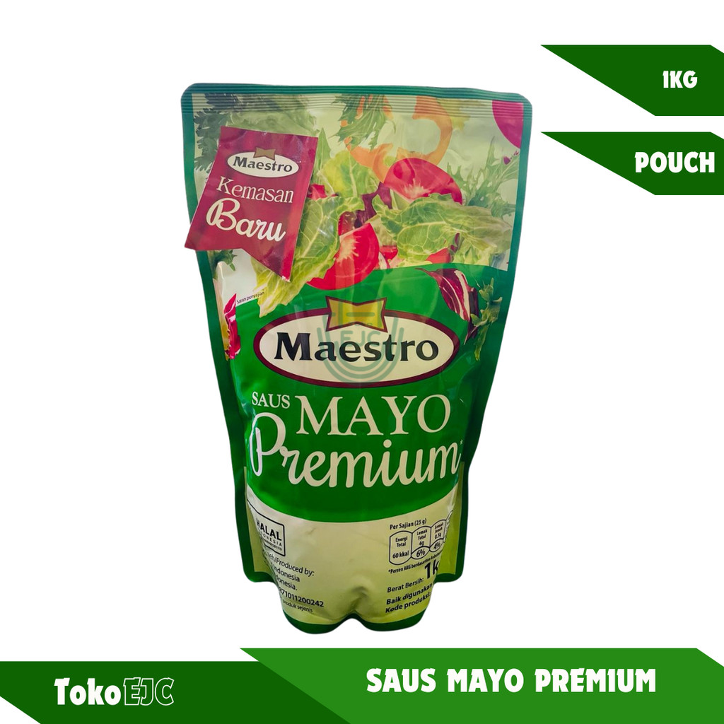 

Maestro Mayonais Mayonnaise 1kg / Saus Mayones