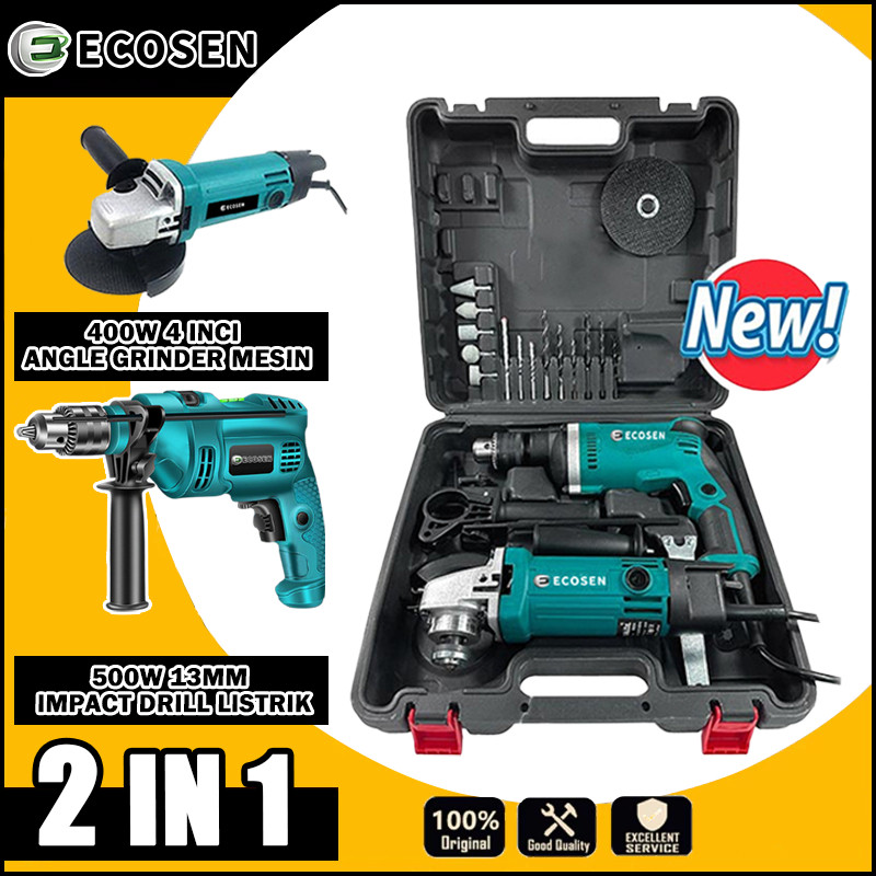 ECOSEN bor bor dan gerinda bor listrik Tangan | Kualitas Tinggi untuk Bor Beton dan Besi