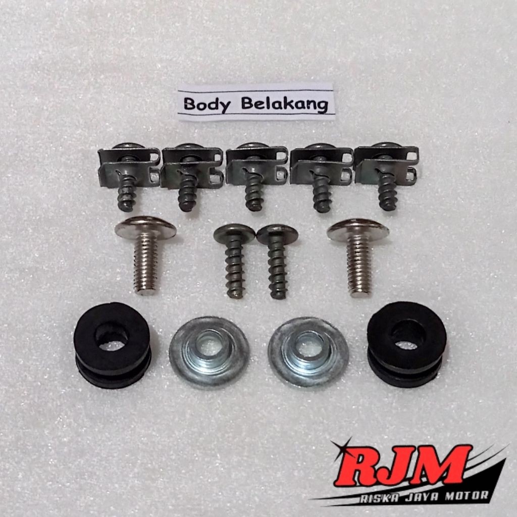 Baut Full Set Cover Bodi Body Belakang Suzuki Arashi 125 FH CBU Karbu Karburator