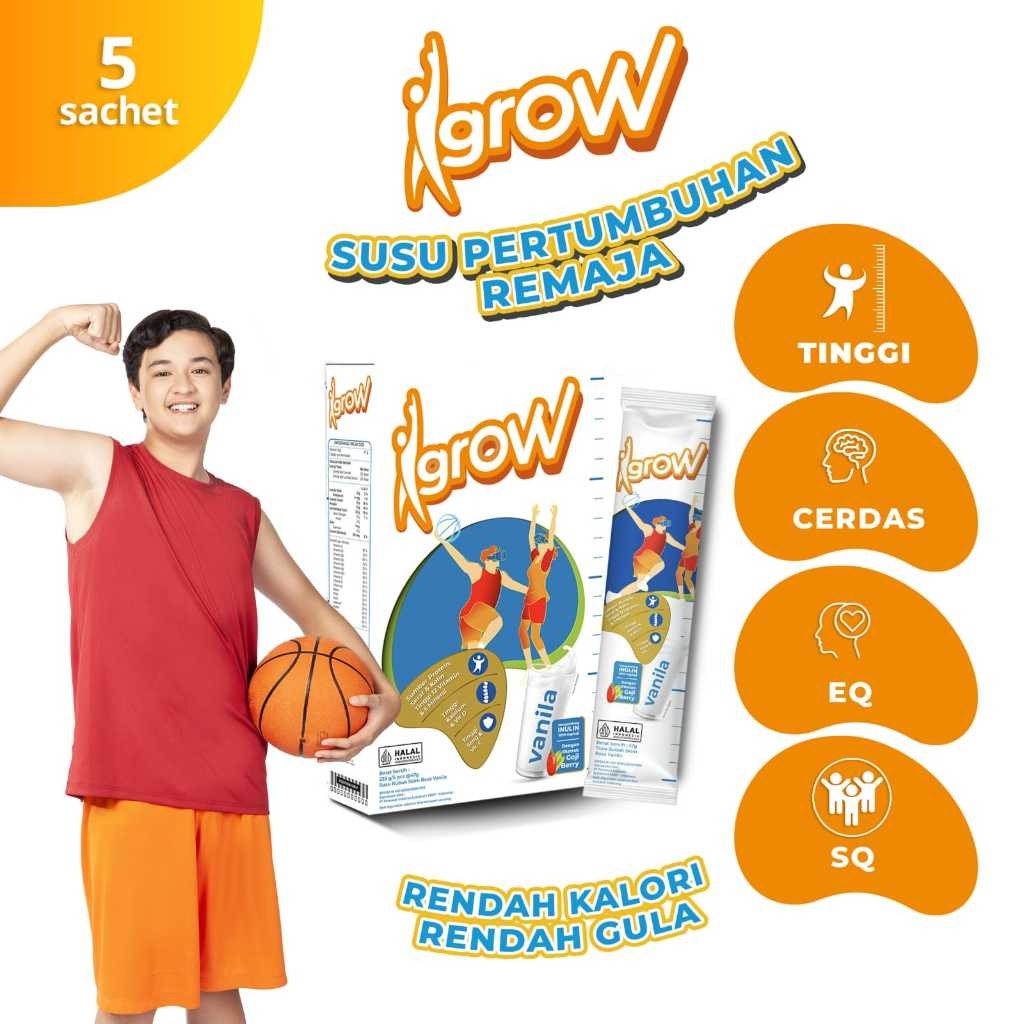 

Igrow Susu Remaja Tinggi Kalsium Dan Protein