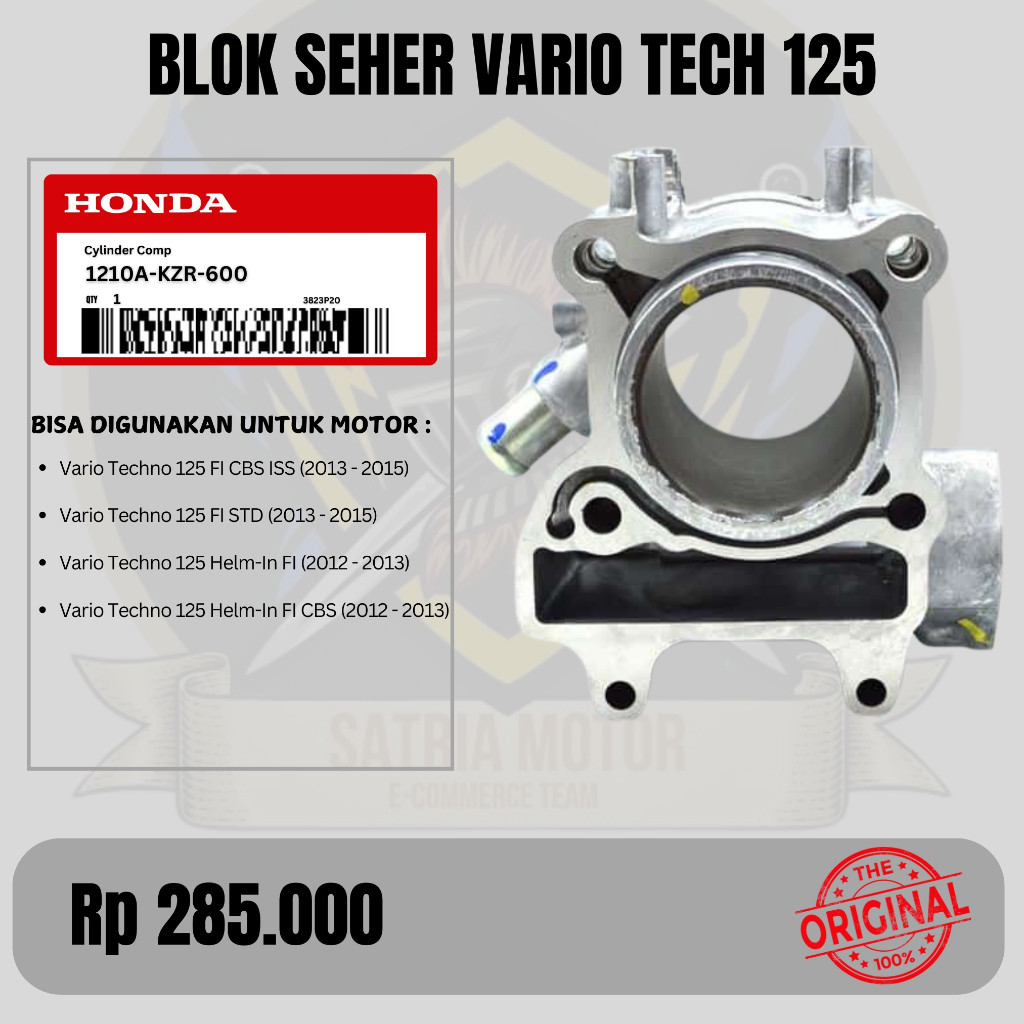 BLOK SEHER - Cylinder Comp – Vario 125 FI - ORIGINAL AHM