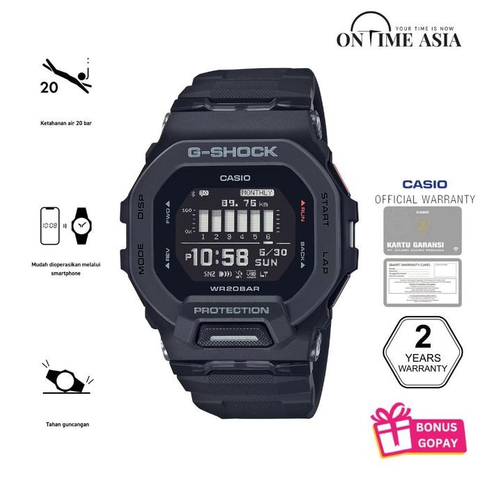Casio G-Shock GBD-200-1DR / GBD200-1 Original & Garansi