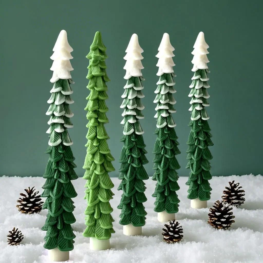

Tree Silicone Molds Pine Tree Silicone Mold for Epoxy Resin Casting DIY Aromatherapy Candles