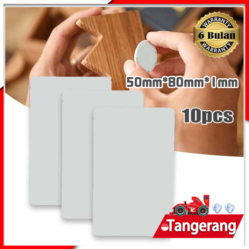 

10pcs/Set Magnet Lembaran Magnet Sheet Lembaran + Double Tape 3m Tebal 1mm X 5,4cm X 8,6cm