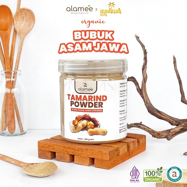 

ALAMEE Bubuk Asam Jawa Tamarind Seasoning Poweder Murni Tanpa Campuran Bumbu Masakan Dapur 300gr madinah
