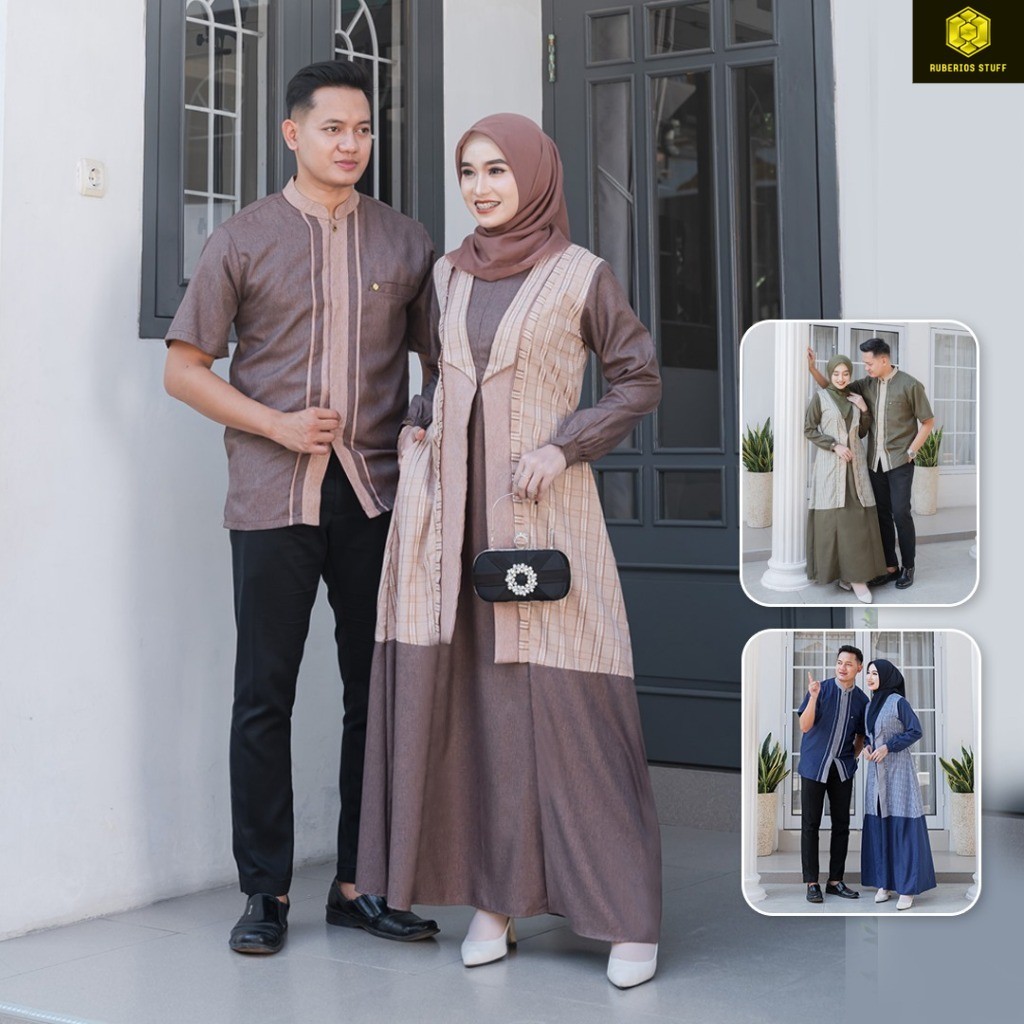 Silmi Official || Baju Kondangan Simple Elegan Wanita || Naraya Couple By Silmi Gamis Motif Terbaru 