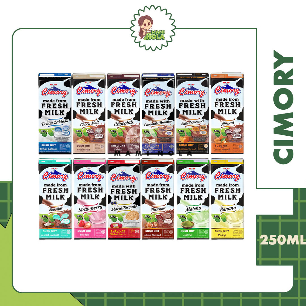 

Cimory - Uht Cimory Fresh Milk 250ml Aneka Rasa