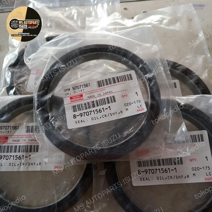SEAL SIL OLI SEAL KRUK AS CRANKSHAFT BELAKANG ISUZU PANTHER 2500CC ORI