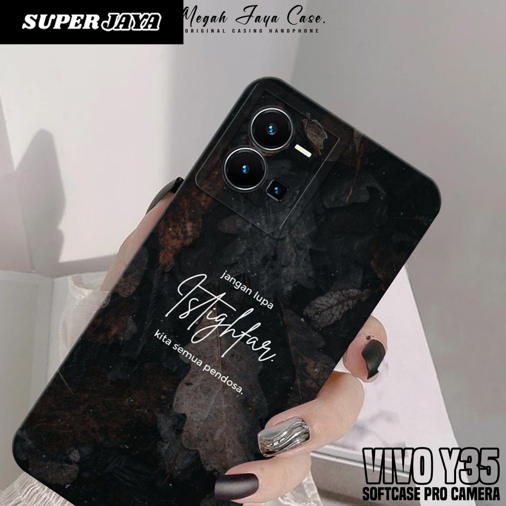 Case VIVO Y35 - Casing Hp VIVO Y35 Terbaru Motif QUOTES - Silikon Hp VIVO Y35 - Cover Hp - Kesing Hp