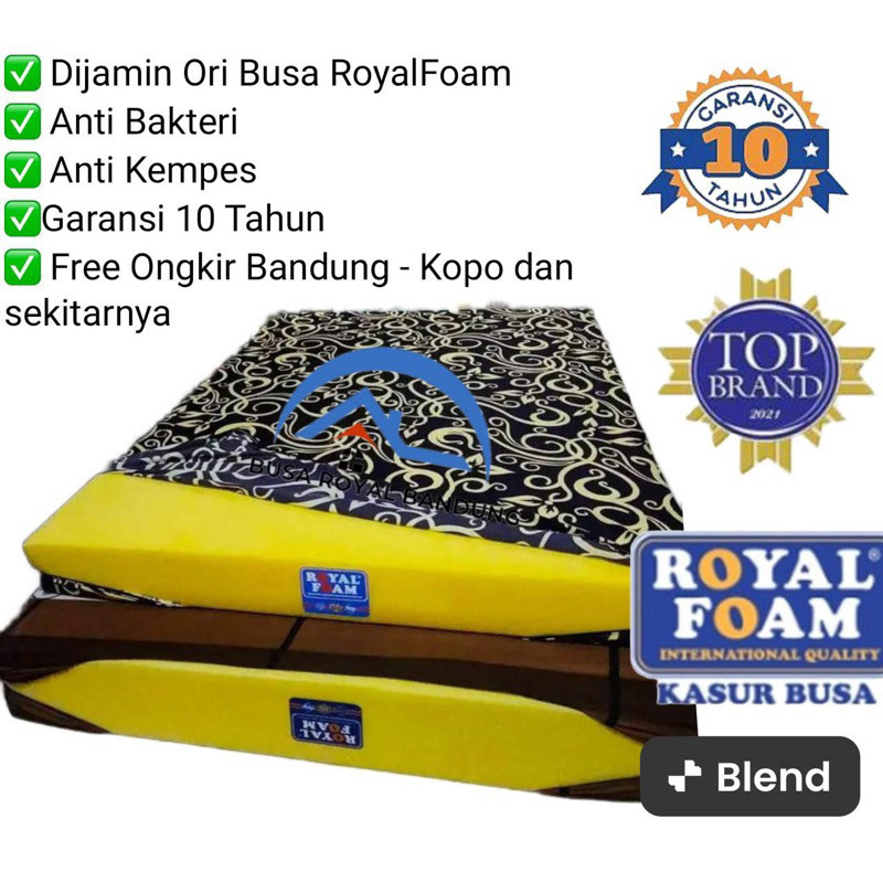 120x200x15 Kasur Busa Royal Foam Kasur Anti Kempes Kasur Busa Royal Ori Kasur Busa Murah