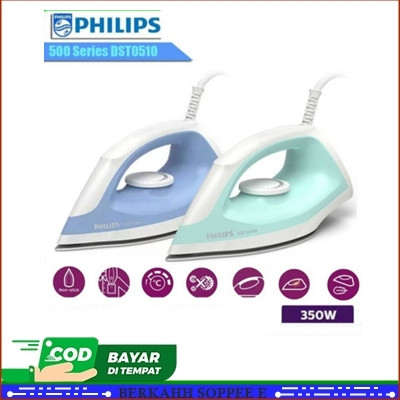 Setrika Philips 500 Series DST0510 Setrika Philips Murah Setrika Philips Lapisan Anti Lengket