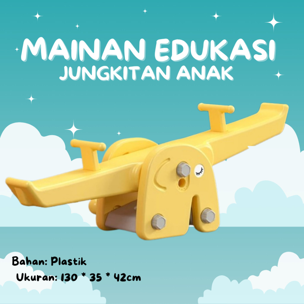 Mainan Jungkat Jungkit Anak SNI / mainan jungkitan plastik anakCO