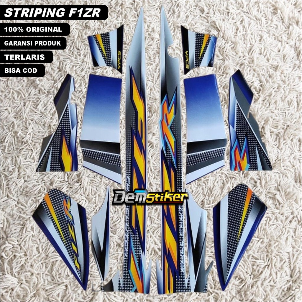 striping / sticker lis fizr 2004 biru putih / fiz r / f1zr
