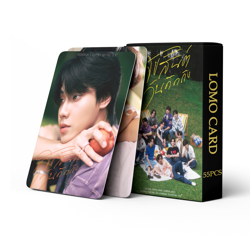 

55 pcs in stock BUS happily missing you Fan Collection Card Photo card postcard lomo card