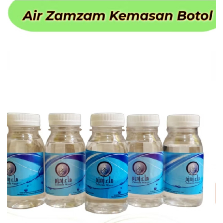 

air zam zam kemasan 60 ml ( isi 100pcs ) untuk oleh oleh haji dan umroh gratis packing dus+buble wrap