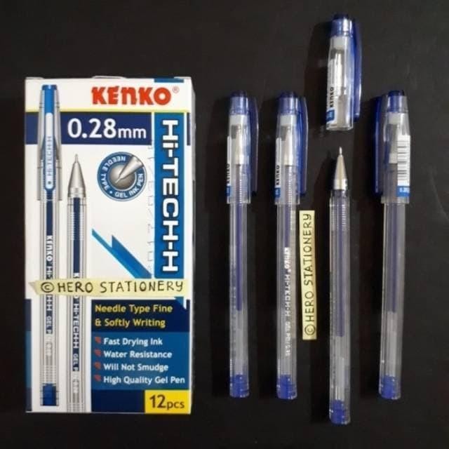 

Promo KENKO HITECH HI TECH 0.28 PULPEN PEN GEL - Hitam - Hitam Terlaris