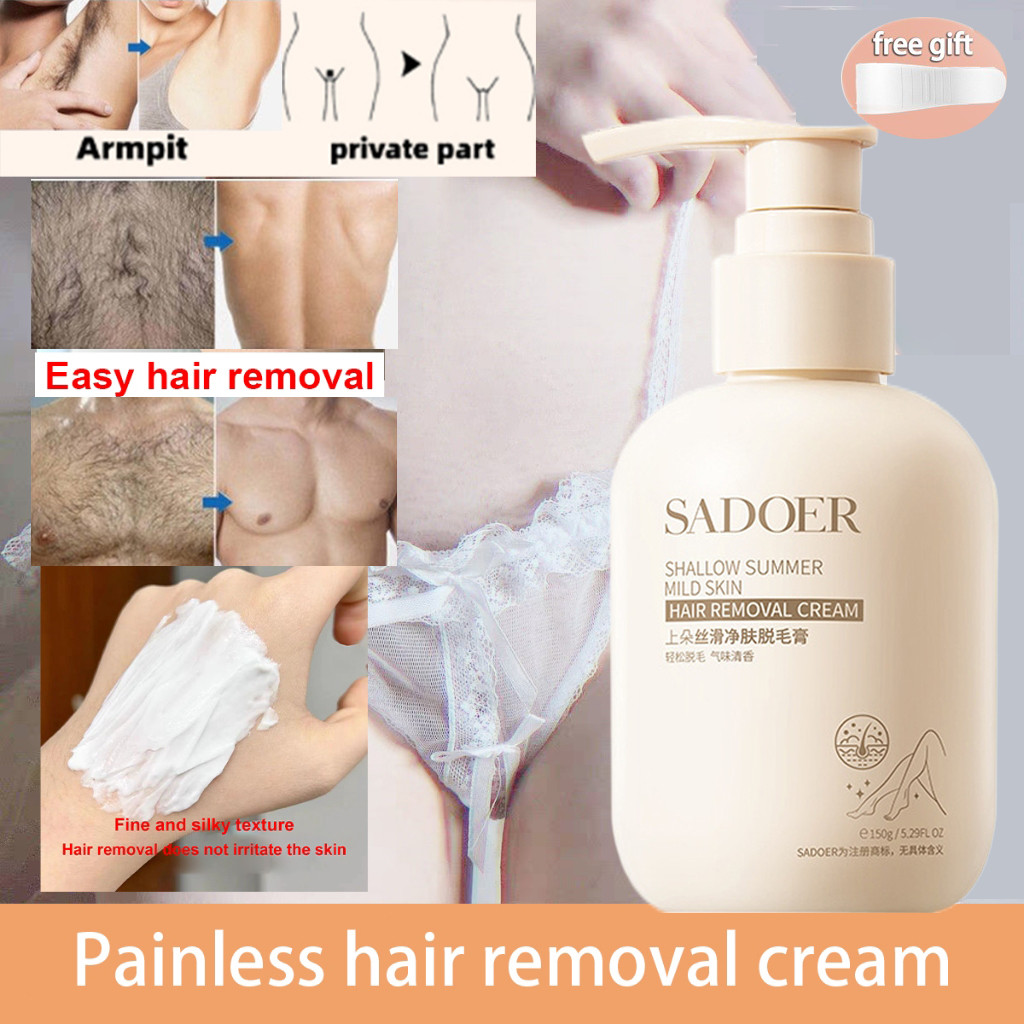 Krim penghilang bulu Krim Penghilang Rambut Perontok Bulu Kulit Permanen Hair Removal Cream cream pe