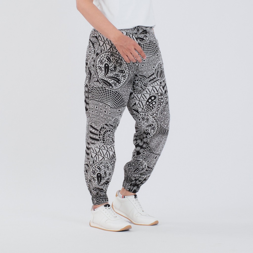 Celana Jogger Batik Pria Panjang Joger Pants Katun Premium Surya Teja CJ-60