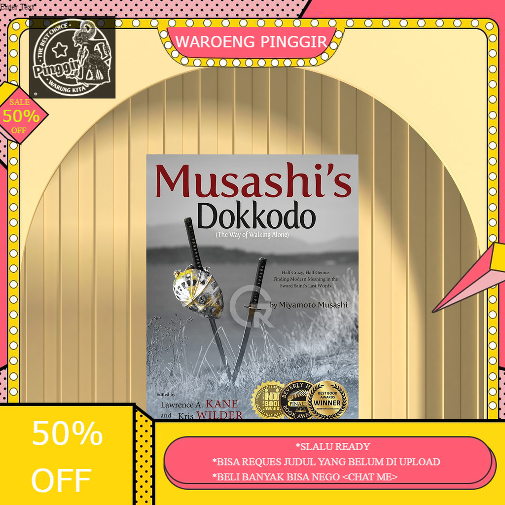 Book Musashi's Dokkodo by Miyamoto Musashi