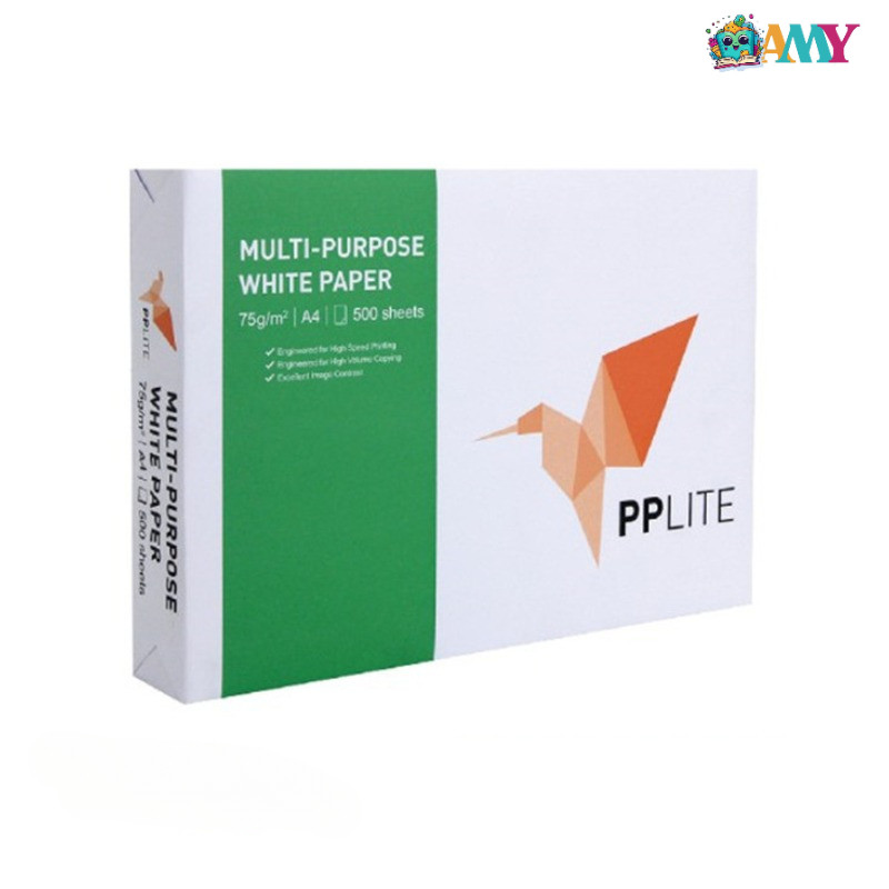 

KERTAS HVS PPLITE A4 75GRAM AMY STASIONARY