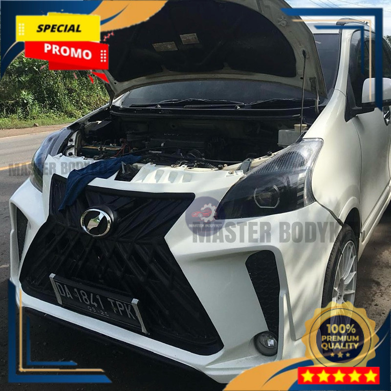 (Paket Upgrade) Bemper Body kit All new Avanza Xenia Veloz 2012-2015 Custom Rush Lexus Grade A - Mas