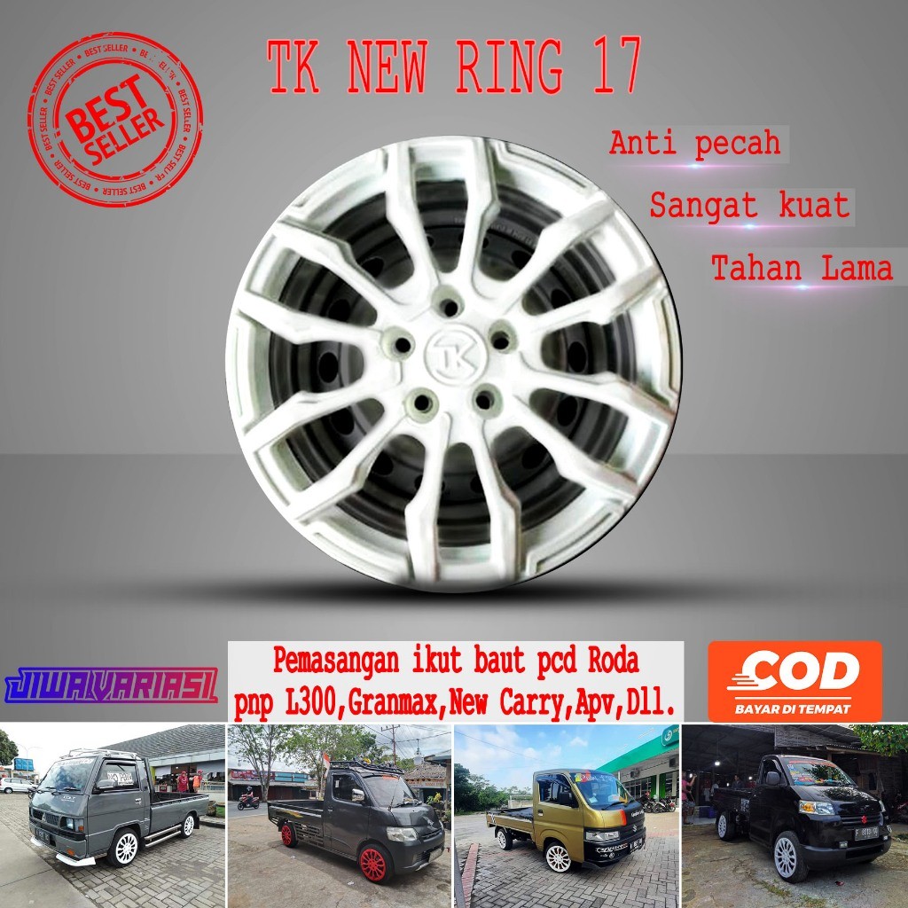 WILDOP TK NEW R17 HARGA 4BIJI WHEELDOP RING 17 ORIGINAL