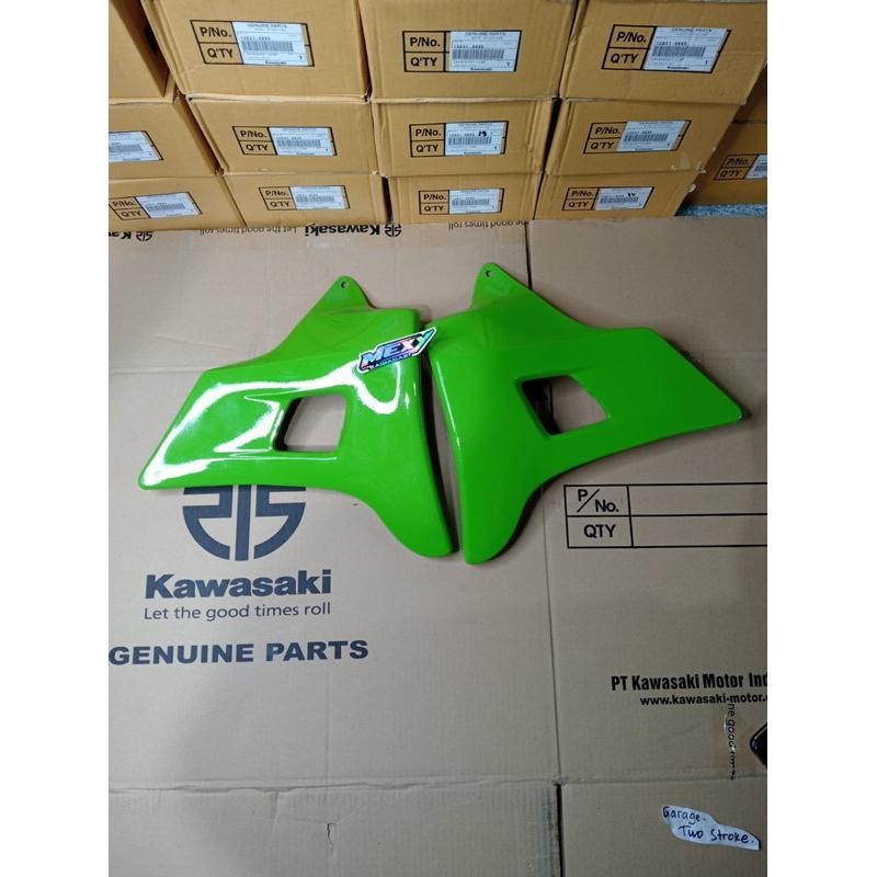BODY SAYAP RADIATOR DEPAN NINJA KIS NINJA R LAMA HIJAU