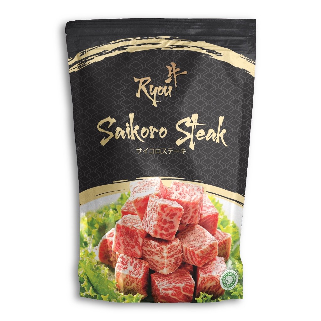 

Ryou Saikoro Steak 380gr tenderloin steak 200gr ribeye steak 200 gr