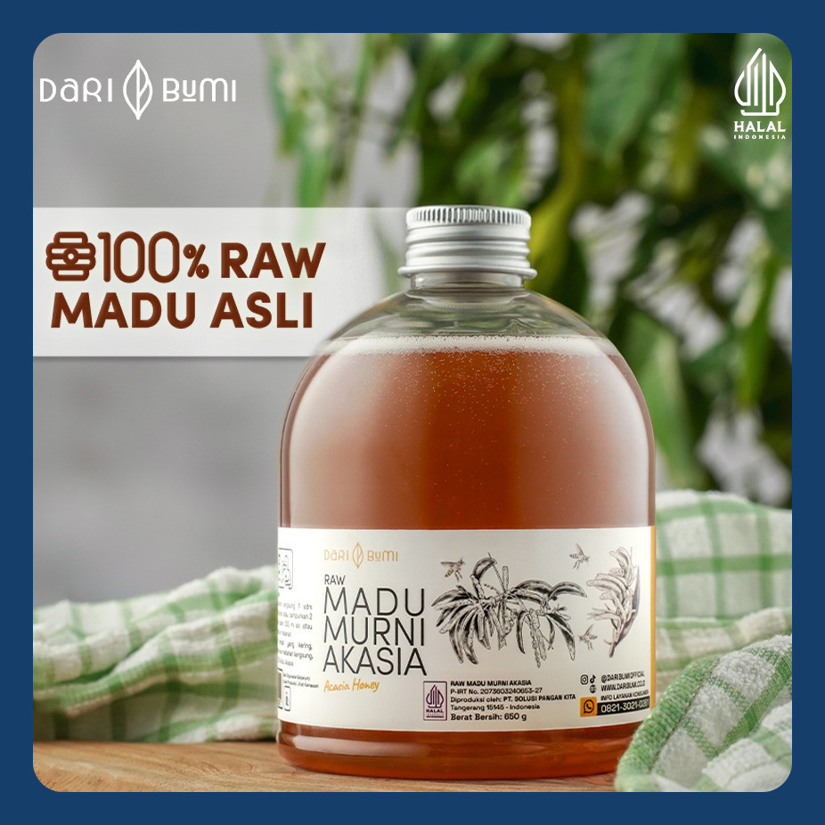 

Dari Bumi Madu Murni Akasia 650 Gr Raw Honey Asli