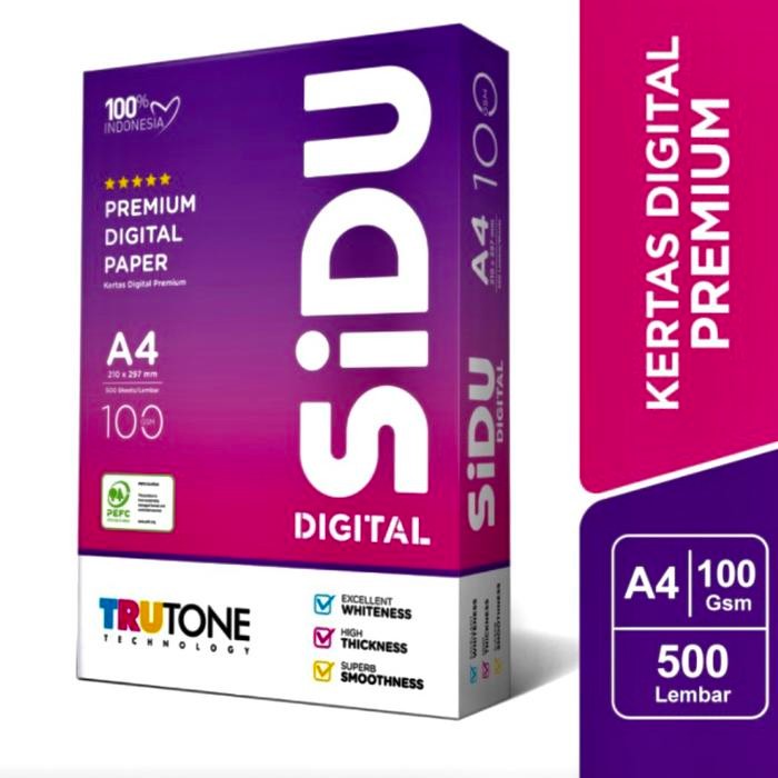 

TERLARIS! Hvs putih A4 100 gr merk Sinar Dunia ( SIDU ) - Rim