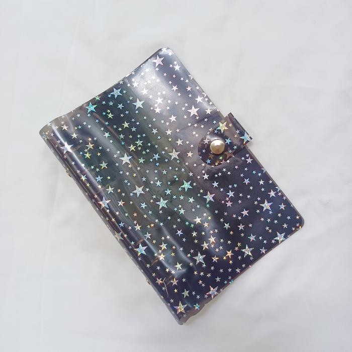 

TERLARIS! Binder tabungan A6 6 Lubang Motif Bintang Budgeting Keuangan Buku Catatan Orgenize - Transparan, Komplit