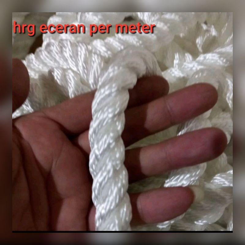 

tali tambang nilon 16mm 18mm per meter nylon putih