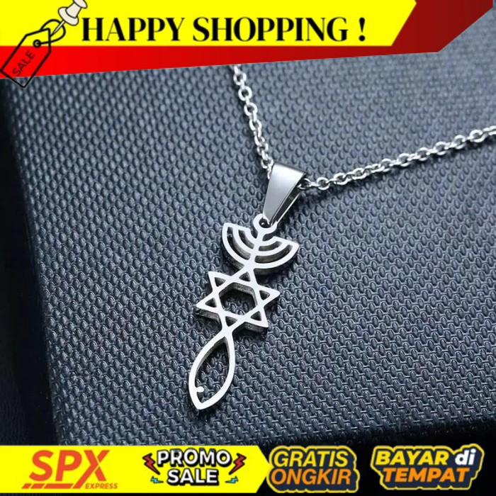VIRAL Kalung Kristen Mesianik Profetik Aksesoris Fashion Pria Wanita Cewek Cowok Aesthetic Keren Mur