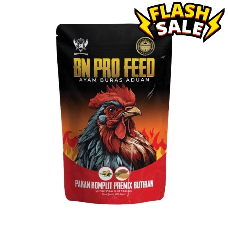 Obat Ayam Laga Beringas BN PRO FEED PAKAN KHUSUS RAWATAN 1000g