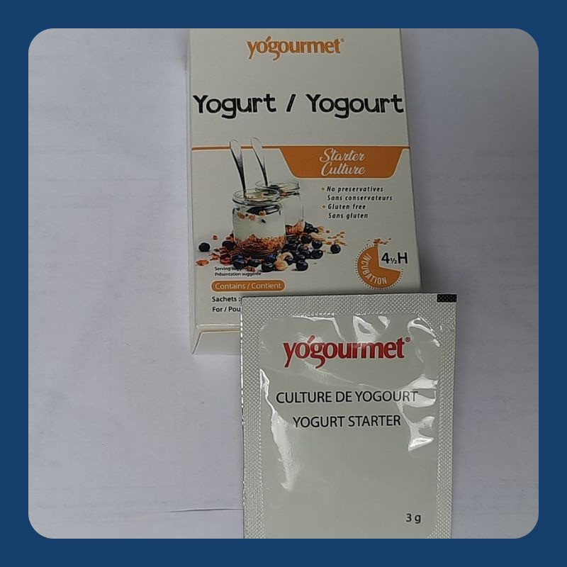 

(2 PCS) BIBIT YOGHURT KERING / DRIED YOGURT STARTER YOGOURMET IMPORT ASLI CANADA