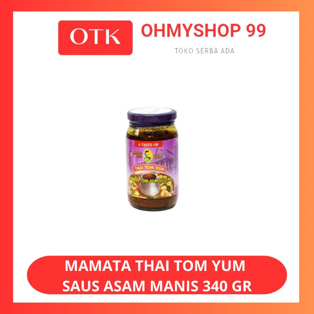 

Mamata Thai Tom Yam Saus Asam Manis 340gr